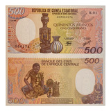 Cédula Guiné Equatorial 500 Francs 1985 Fe Escassa