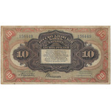 Cédula Harbin China Banco Russo asiático 10 Rublos 1917