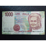 Cédula Itália De 1000 Liras De 1990 Mbc Lote 992