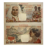Cédula Martinica P31a 100 Francs 1947 Rara Soberba