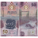 Cédula México 50 Pesos Polímero Fe