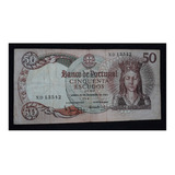 Cédula Nota Original 50 Escudos Ouro De 1964