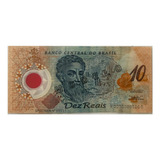 Cédula Polímero 10 Reais Série 0 Colecionador Modelo Raro