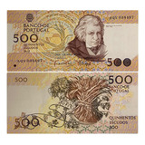 Cédula Portugal 500 Escudos 1988 Fe
