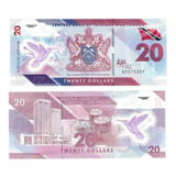 Cédula Trinidad Tobago 20 Dólares Polímero Fe