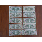 Cedulas 10 Cruzeiros 1964 Lote Com 10 Cedulas Ótimas