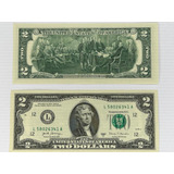 Cédulas De 2 Dólares Fe Americano