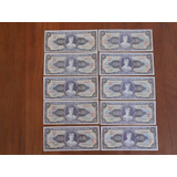 Cedulas De 50 Cruzeiro 1960 Lote Com 10 Ótimas