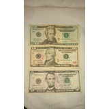 Cédulas De Dollares Americanos Coleção 35 Dollars
