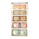 Cedulas Liberia De 5 A 100 Dollar Liberianos Completa Fe