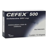 Cefex Antibacteriano Primeira Geração Cepav 500mg 10 Compr