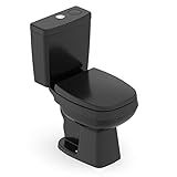 Celite Kit Vaso Sanitário Com Caixa Acoplada Smart Clean Preto