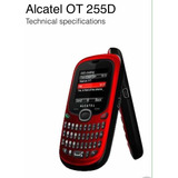 Celular Alcatel Ot 255d Dual Chips Cherry Red Semi Novo 