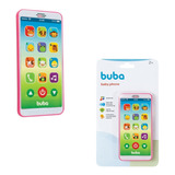 Celular De Brinquedo Musical Baby Phone Buba Telefone Cores