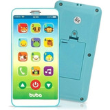 Celular Infantil Brinquedo Baby Phone C  Sons Buba   Azul