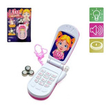 Celular Infantil Luz E Som Interativo Lily Telefone Menina