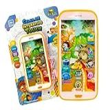 Celular Interativo Touch Infantil Brinquedo Luz Som Art Brink LARANJA 
