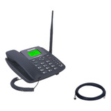 Celular Rural De Mesa 2 Chip Internet 2g 3g 4g Com Cabo 15m
