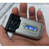 Celular Sony Ericsson Z550 Flip Pequeno Antigo De Chip