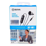 Cem Boya Microfone Lapela By m1 iPhone Smartphone Android Ca