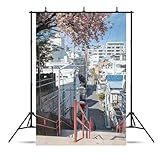 Cenário De Paisagem Urbana Japonesa De 1 5 X 2 1 M Prédios Da Cidade Filme Locação Fotografia Fundo Amantes Retratos De Dia Dos Namorados Decoração Artigos De Festa De Noivado Adereços De