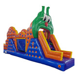 Centopéia Gigante Inflável C Motor 8m X 2 1m X 4 2m
