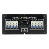 Central C 8 Disjuntores Detector De
