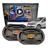Central Multimidia 64gb Par Falante 6x9 Kit Som Vw Gol G6