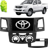 Central Multimidia Android Hilux 2012 2015 9 Pol Câmera