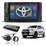 Central Multimidia Espelha Bt Camera Moldura Hilux 2009