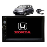 Central Multimidia Honda Fit 2004 2005 2006 Moldura Câmera