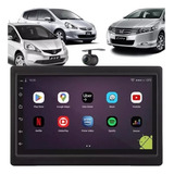 Central Multimidia Honda Fit City Android Gps Wifi Câmera Ré