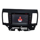 Central Multimídia Mitsubishi Lancer Original Moldura