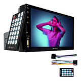 Central Multimídia Mp5 1 Din Espelhamento Bluetooth Usb Fm