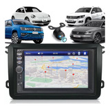 Central Multimidia Mp5 G7 G8 2 Din Vw câmera Ré C Moldura