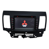 Central Multimídia Original Mitsubishi Lancer Moldura