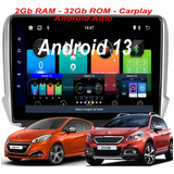 Central Multimidia Peugeot 208 2008 Android