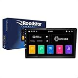 Central Multimídia Som Automotivo Roadstar Android 2 Din 9 Pol Full Touch Bluetooth USB WIFI GPS RS910BR