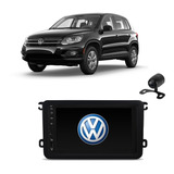 Central Multimídia Tiguan Mp5 Mp8 Moldura Câmera Tv
