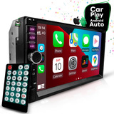 Central Multimídia Universal 2din Carplay Android Auto Mp5 Cor Preto