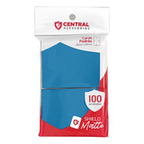 Central Shield Matte Azul 100 Sleeves