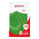 Central Shield Matte Verde 100 Sleeves
