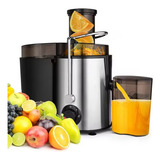 Centrífuga Alimentos Elétrica Juicer Suco Frutas 1500w Inox Cor Preto 220v