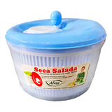 Centrífuga De Salada Secador De Verduras Grande 4 5 Litros Cor Azul
