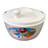 Centrífuga De Salada Secador Verduras Manual 4 Litros Cores