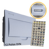 Centrinho Quadro Distribuição Caixa P 12 Disjuntores Embutir
