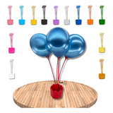 Centro De Mesa Aniversário Cachepot Suporte Balão Kit C 5un