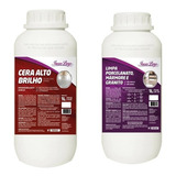 Cera Alto Brilho Inovelimp 1 Litro 1 Lt Limpa Porcelanato