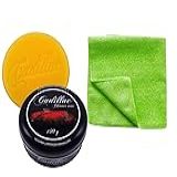 Cera Cadillac Cleaner Wax 150g Kit Com Pano Microfibra