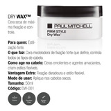 Cera Dry Wax Firm Style Paul Mitchell 50g